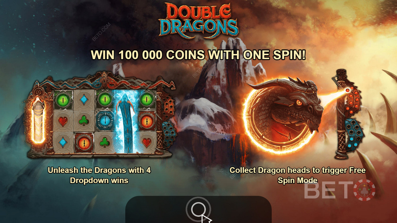 Harness dragon might for massive wins in Double Dragons pokie