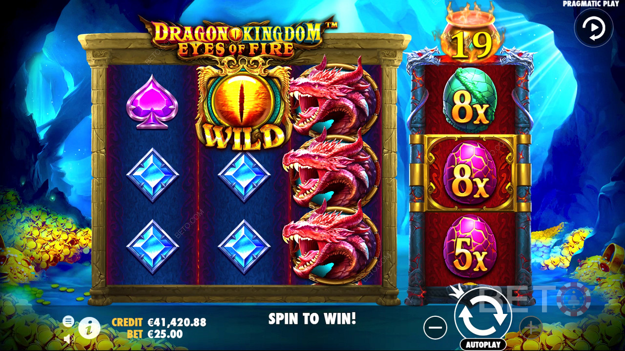 Kiwi Pokies: Dragon Kingdom: Eyes of Fire