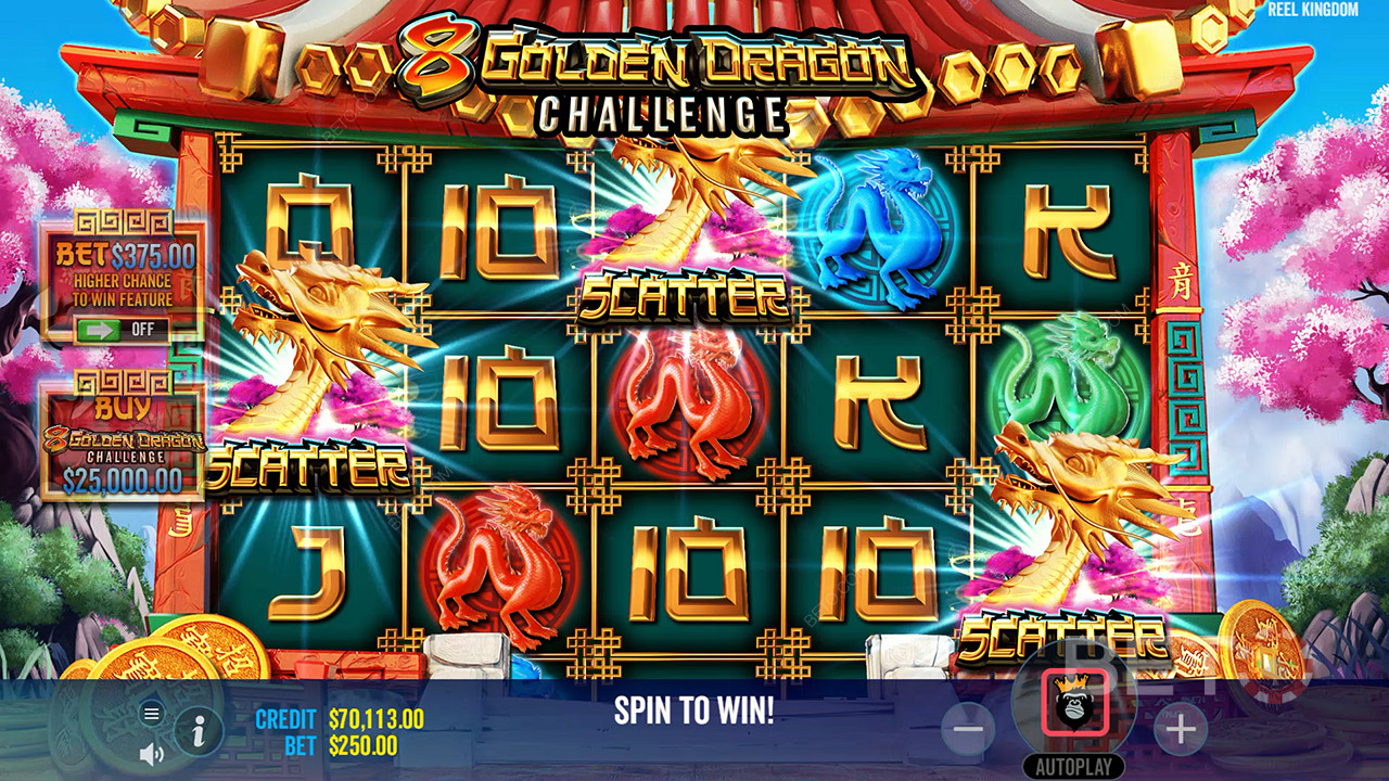 8 Golden Dragon Challenge Review by BETO Pokies
