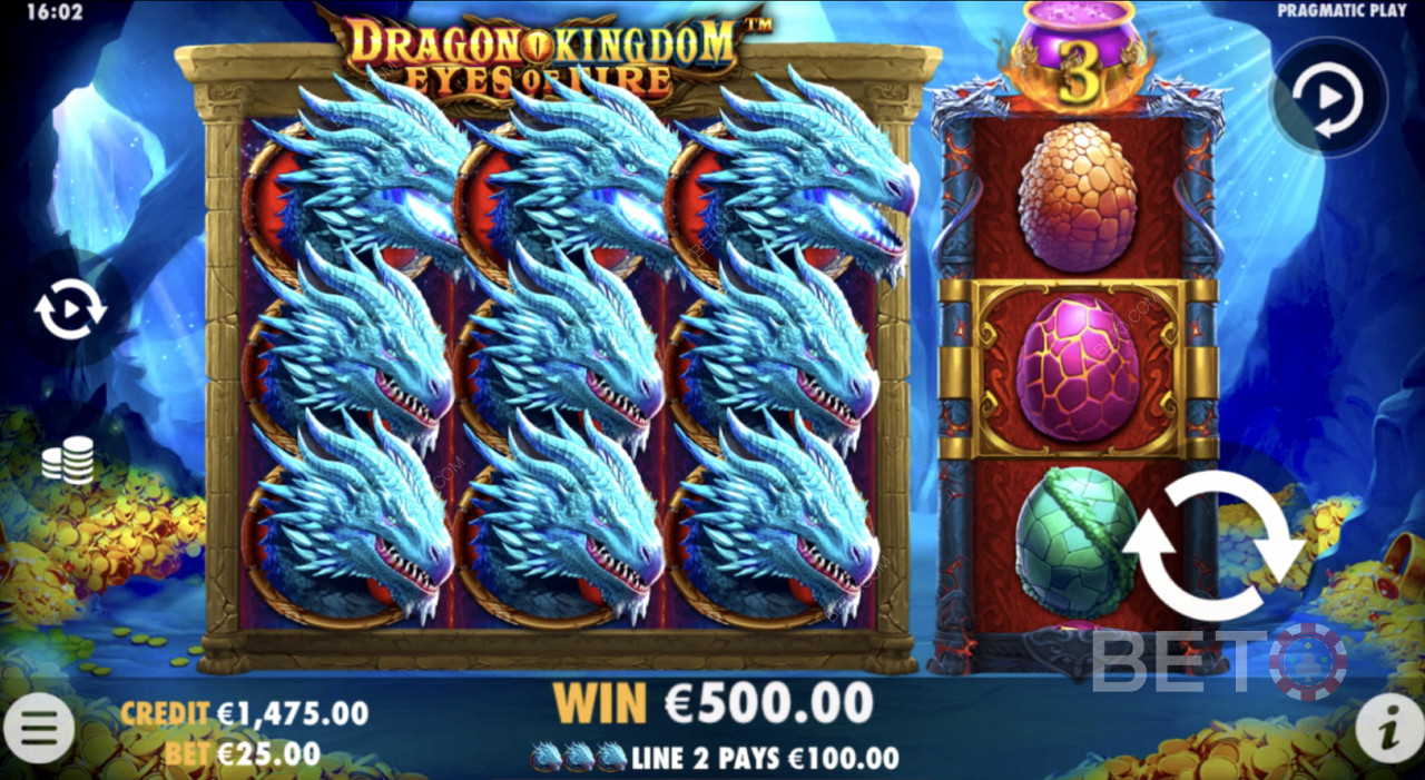Dragon Kingdom: Eyes of Fire Pokie Jackpot