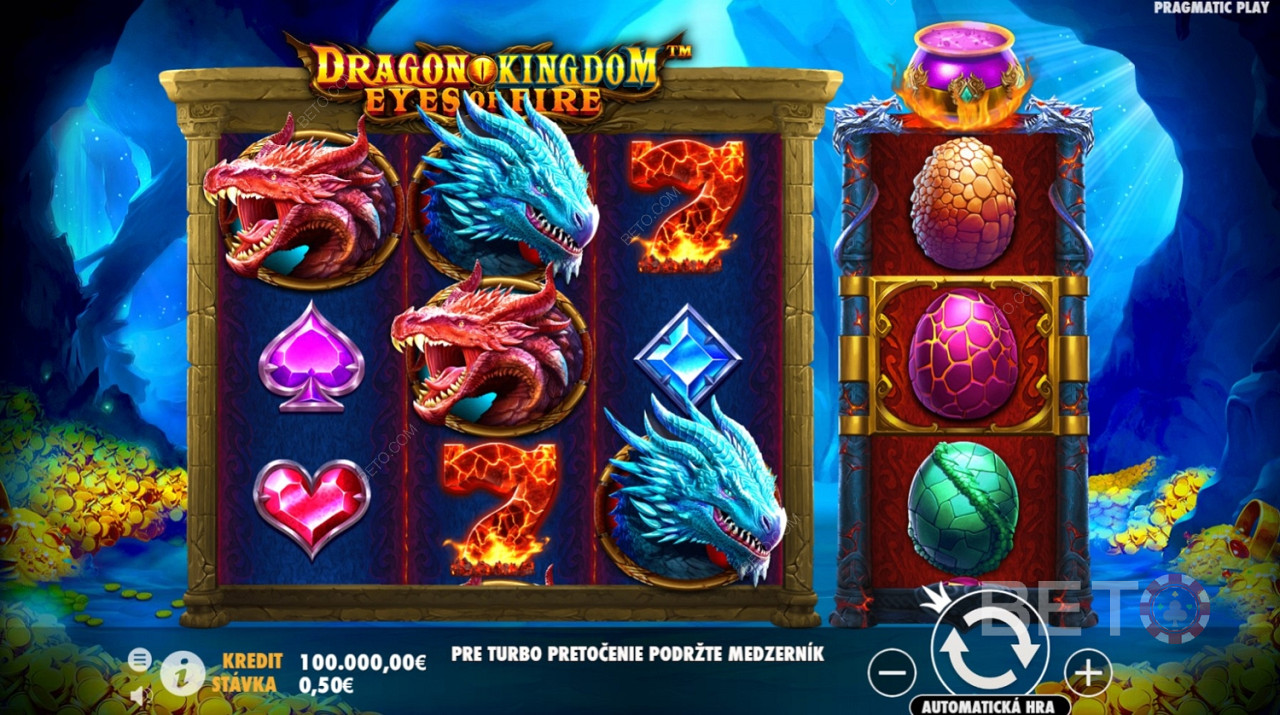 Dragon Realm Fiery Gaze Video Pokie