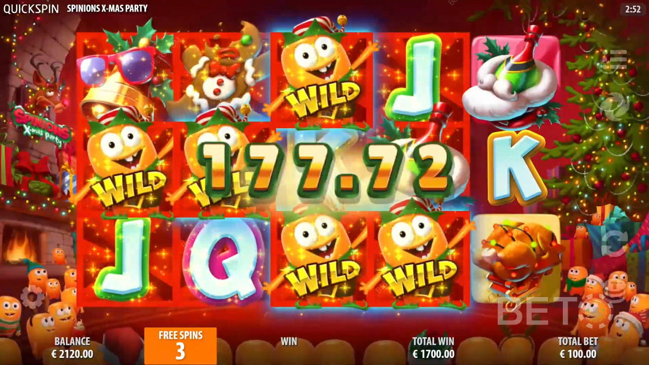 Sticky Wilds make the Free Spins the top-notch feature