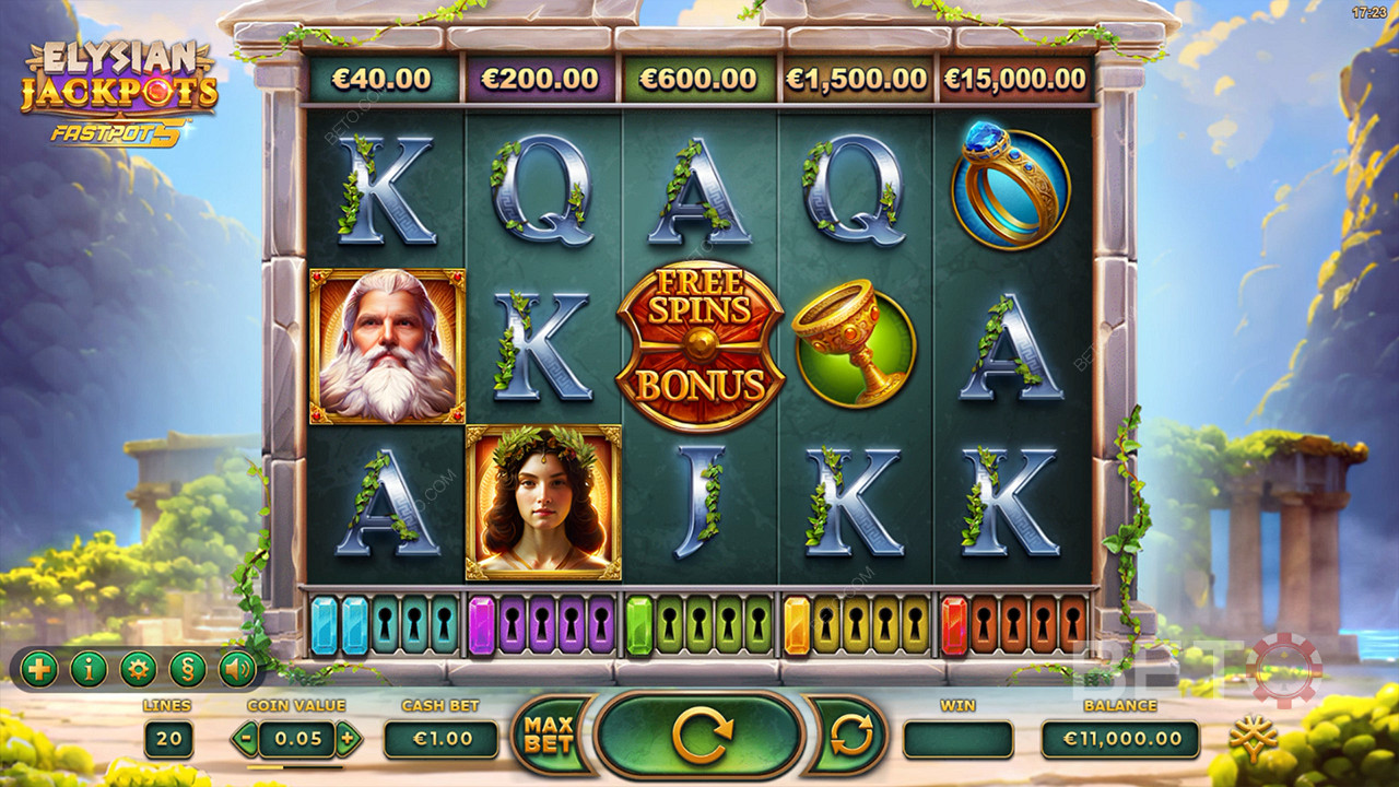 Elysian Jackpots Free Play