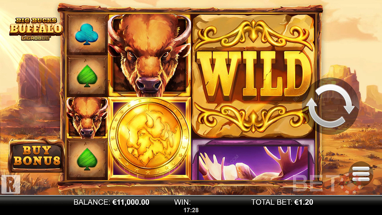 Big Bucks Buffalo Gigablox Free Play