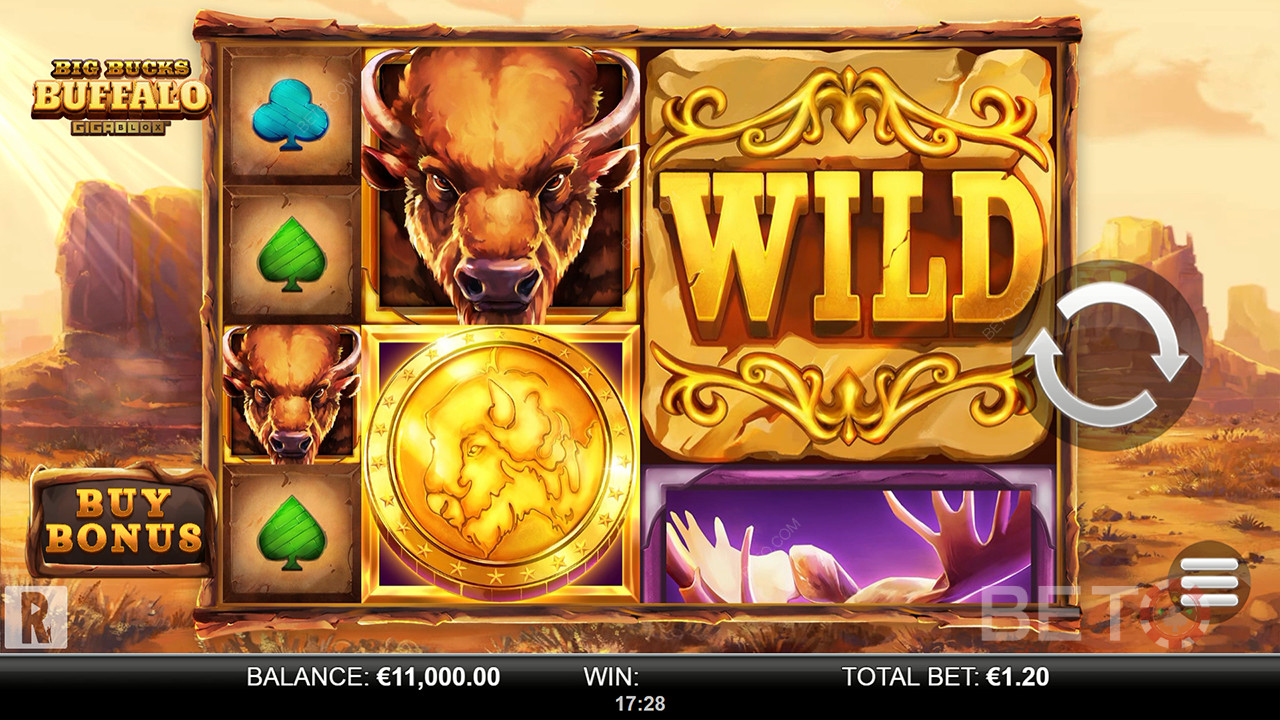 Big Bucks Buffalo Gigablox Review by BETO Pokies