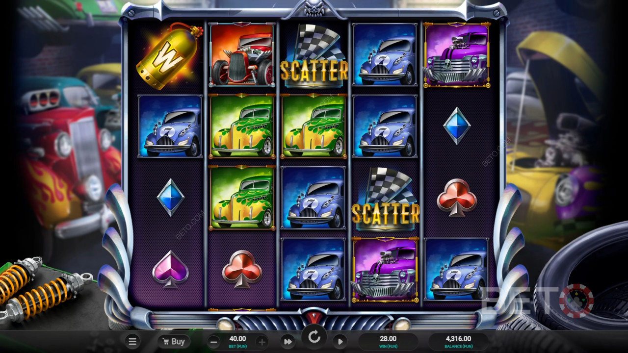 Kiwi Hot Rod Racers Review by BETO Pokies