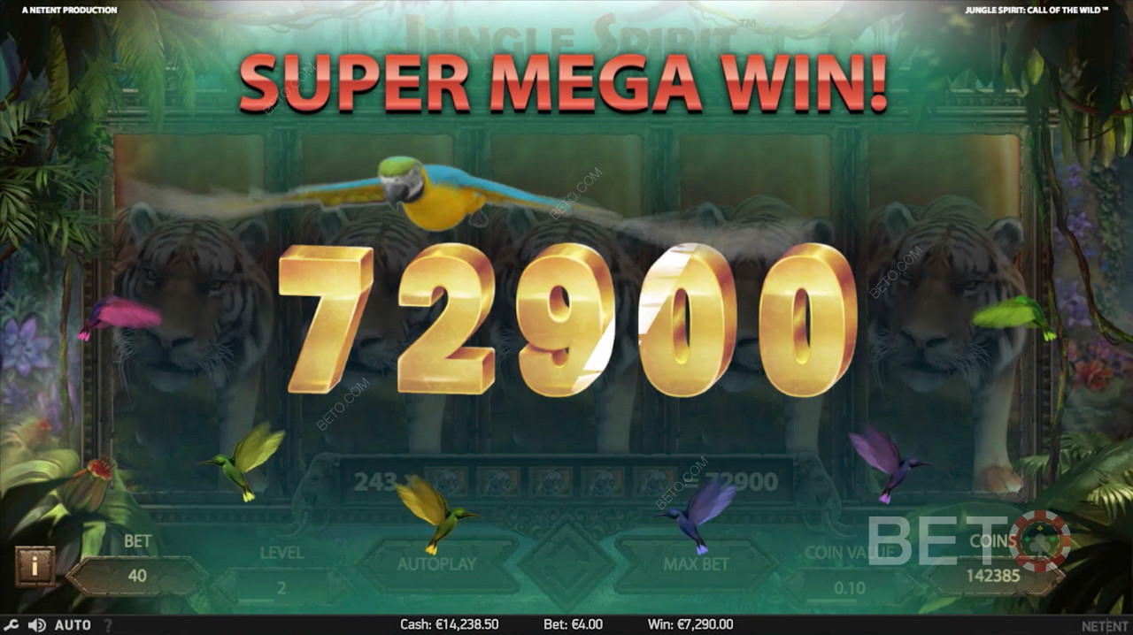 Massive Jackpot in Jungle Spirit: Call of the Wild