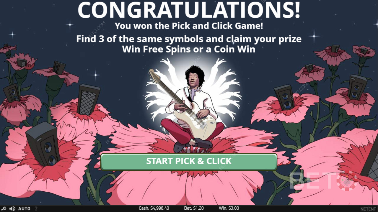 Score Big in the Pick and Click with 3 Scatters on the Reels