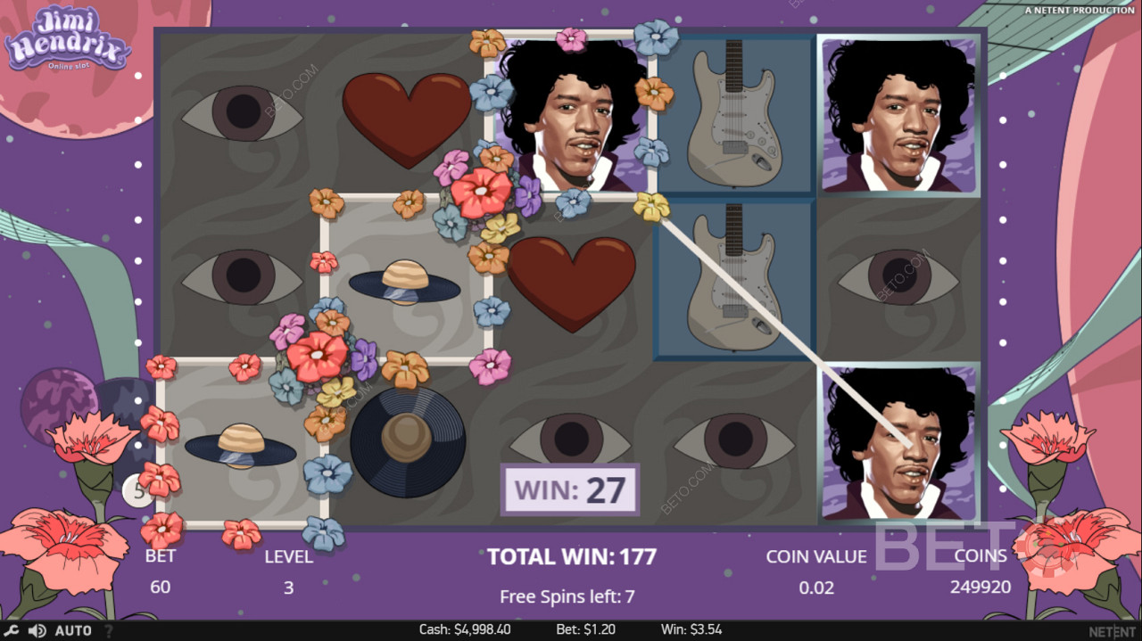 Jimi Hendrix Wild Helps Score a Winning Combo