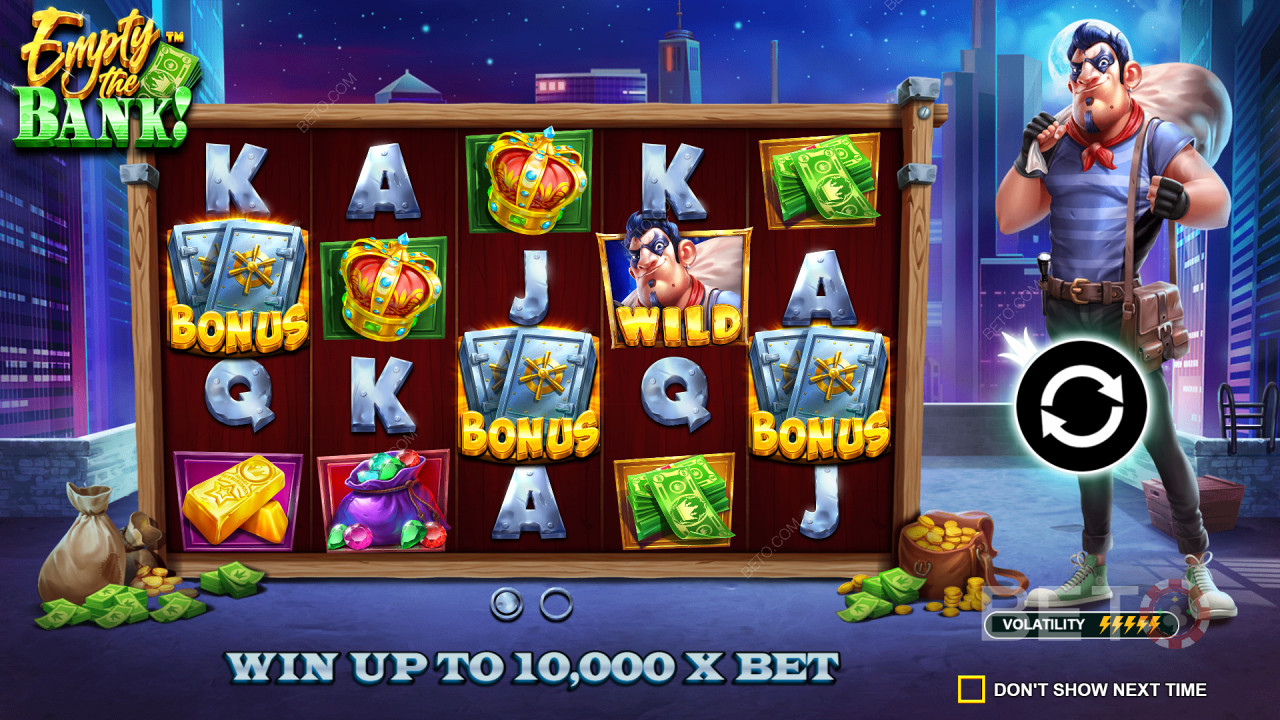 Empty the Bank Review by BETO Pokies