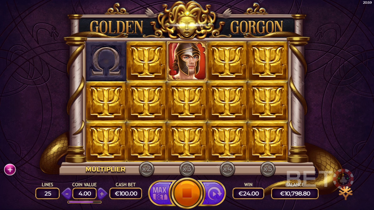 Golden Gorgon Review by BETO Pokies