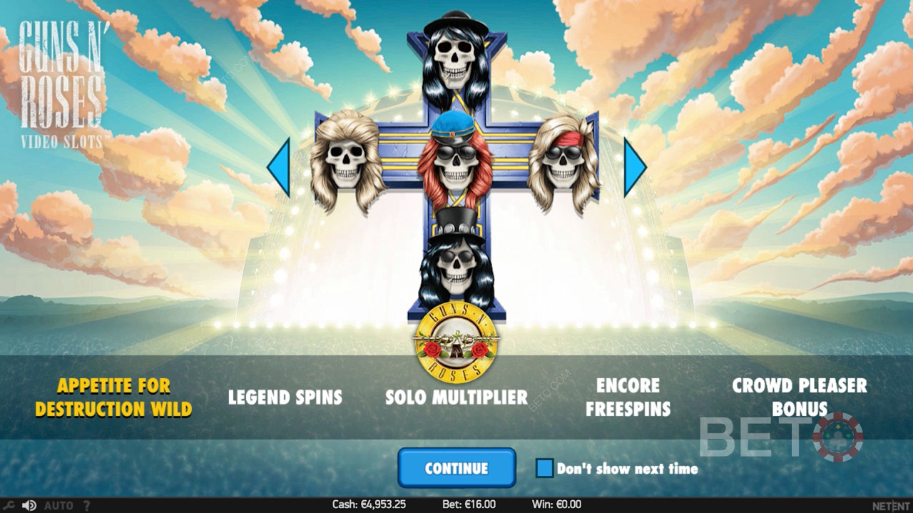 The iconic "Appetite for Destruction" Bonus in Guns N