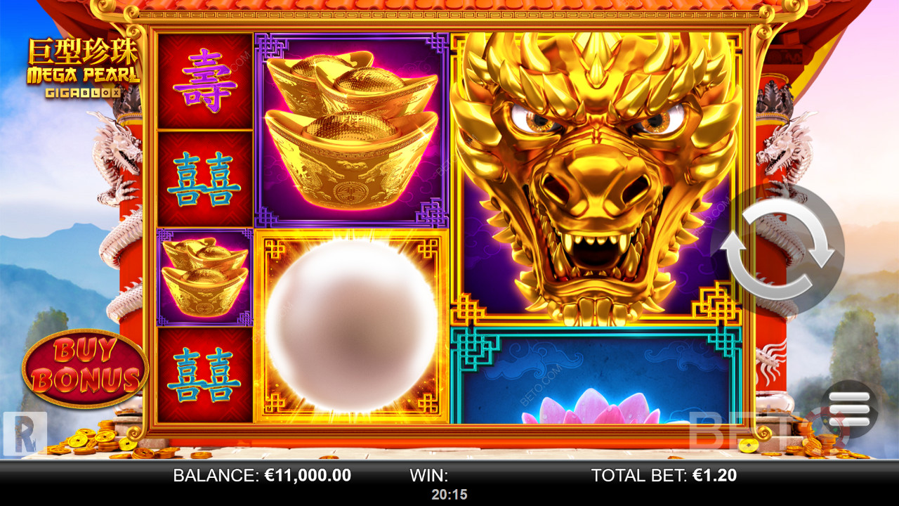 Megapearl Gigablox Review by BETO Pokies
