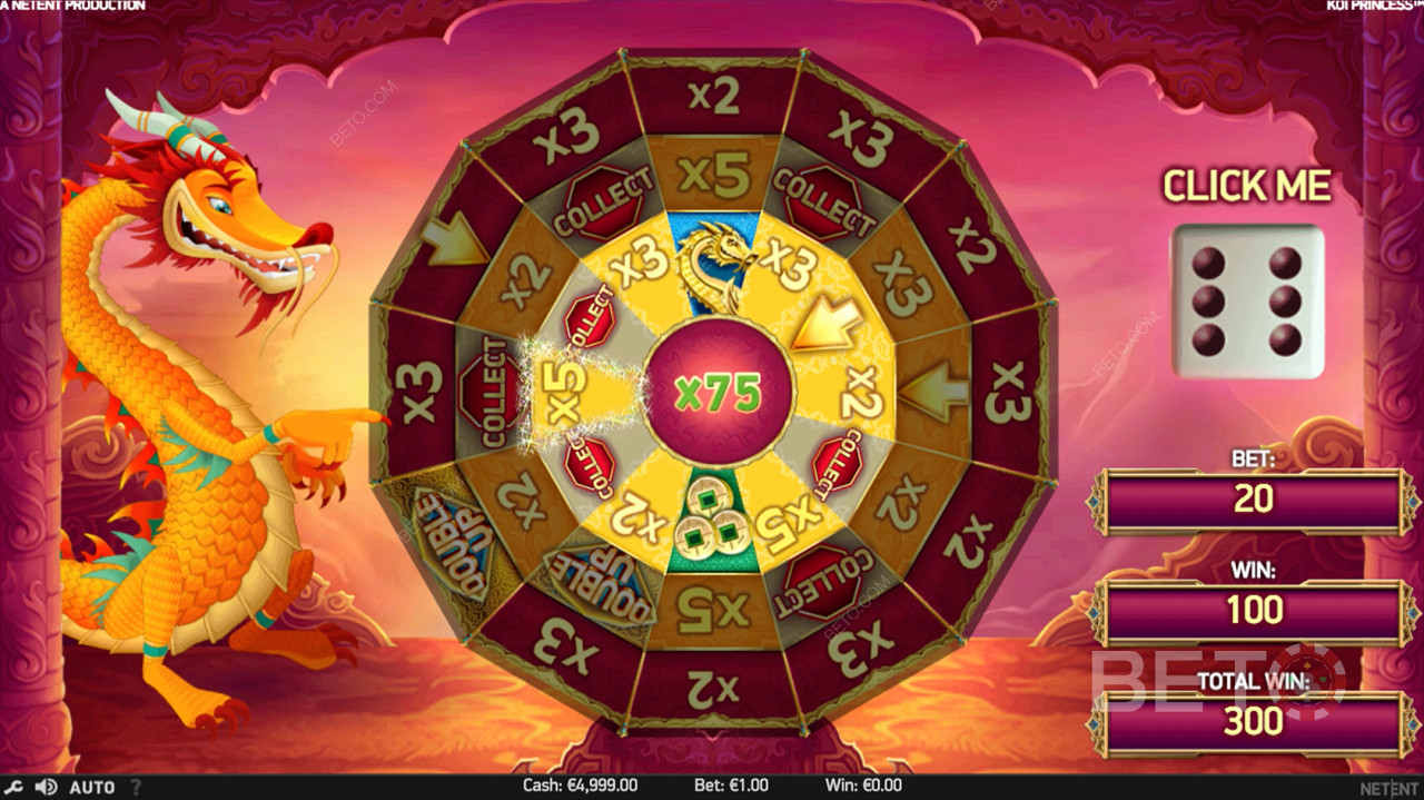 The Bonus Reel Feature in Koi Princess Pokie