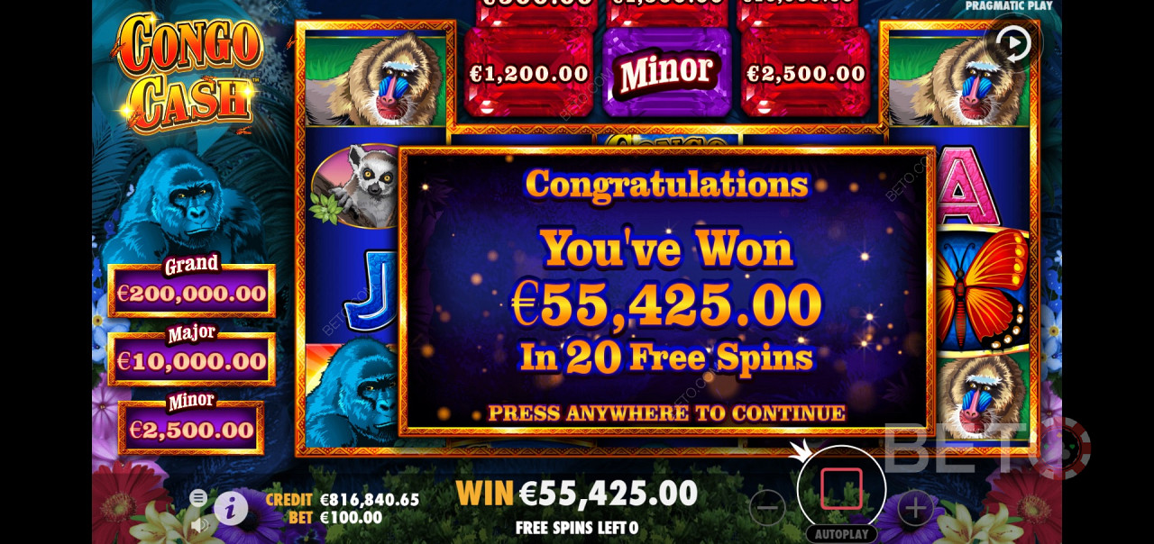 Scoring a Massive Win in Congo Cash