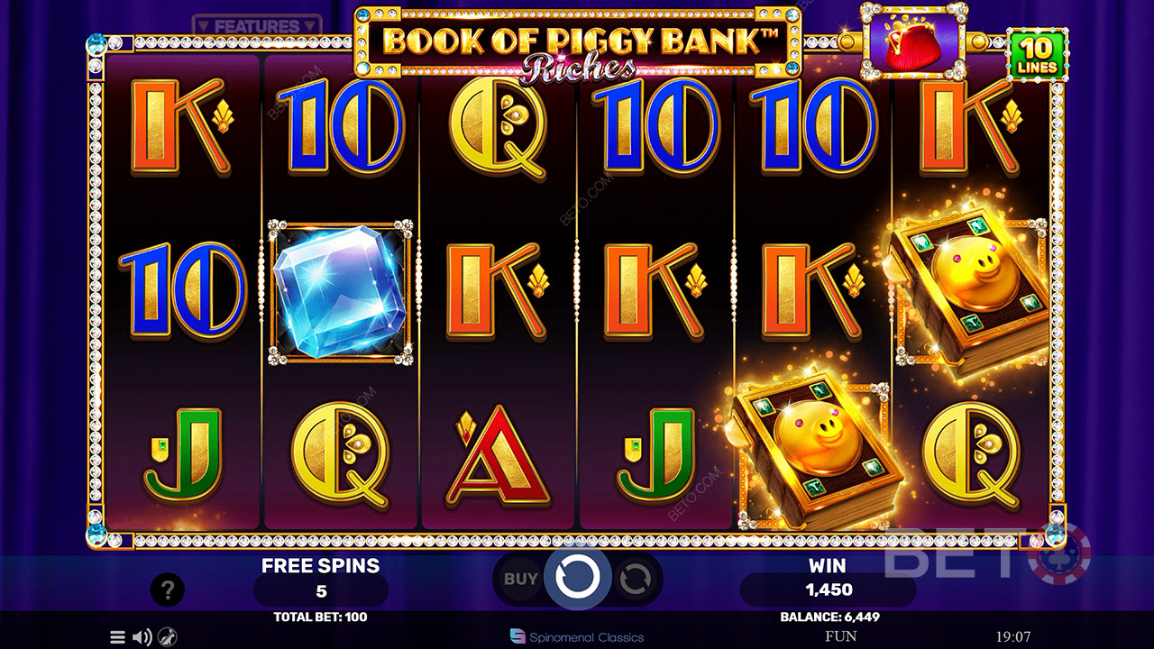 Book Of Piggy Bank - Riches Free Play