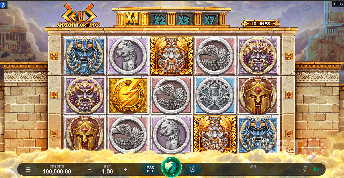 Stunning Visuals in Ancient Fortunes: Zeus
