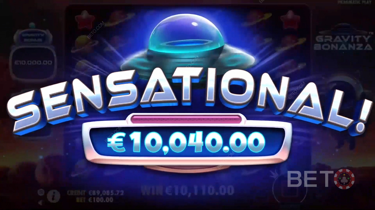 Score 10,000x Your Wager in the Gravity Bonanza Online Pokie!