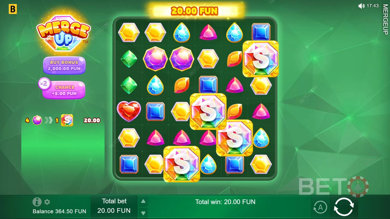 Merge Up Review by BETO Pokies