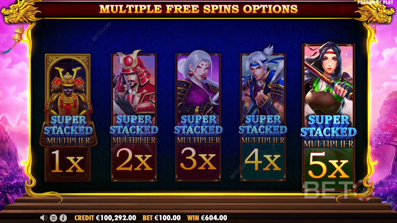 Bonus Features Breakdown in Rise of Samurai by Pragmatic Play