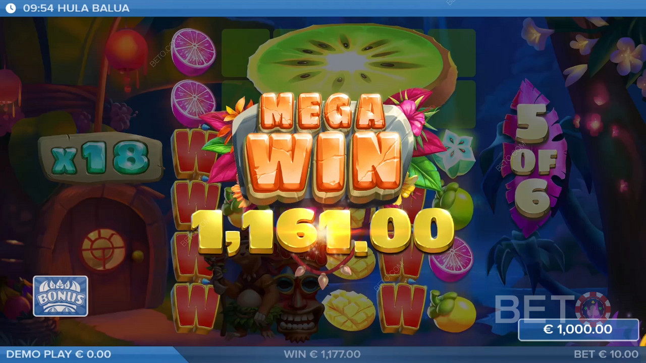 Scoop 25,000x Your Wager in Hula Balua Pokie Online!
