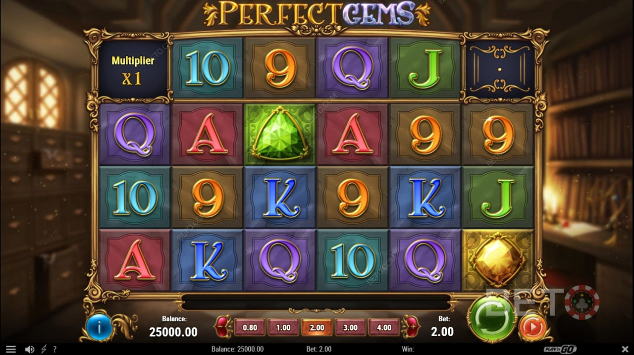Kiwi sparkler in Perfect Gems - Pays 2.5x for 5 on a payline