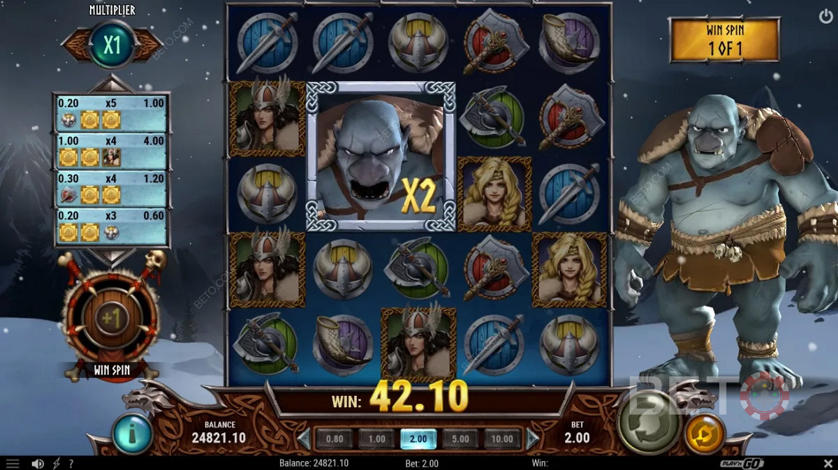 Free Spins on Troll Hunters 2
