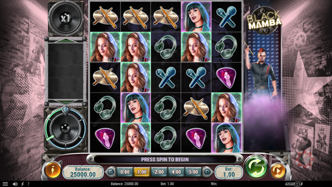 Black Mamba Pokie Review by BETO