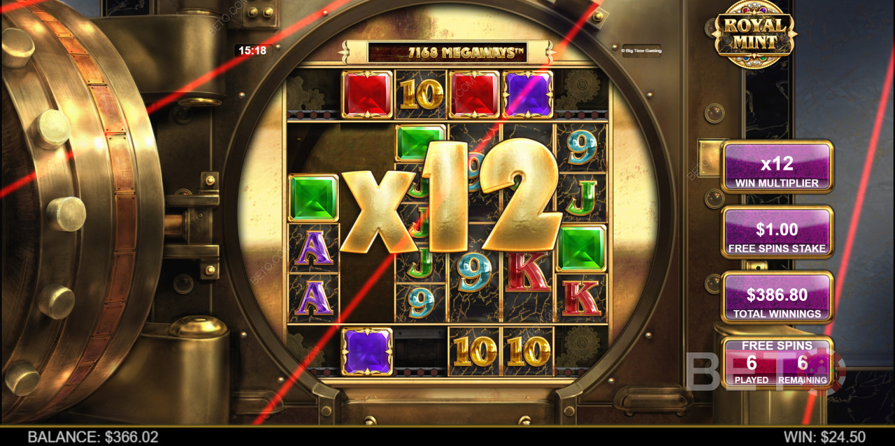 Free Spins in Royal Mint Megaways Online Pokie