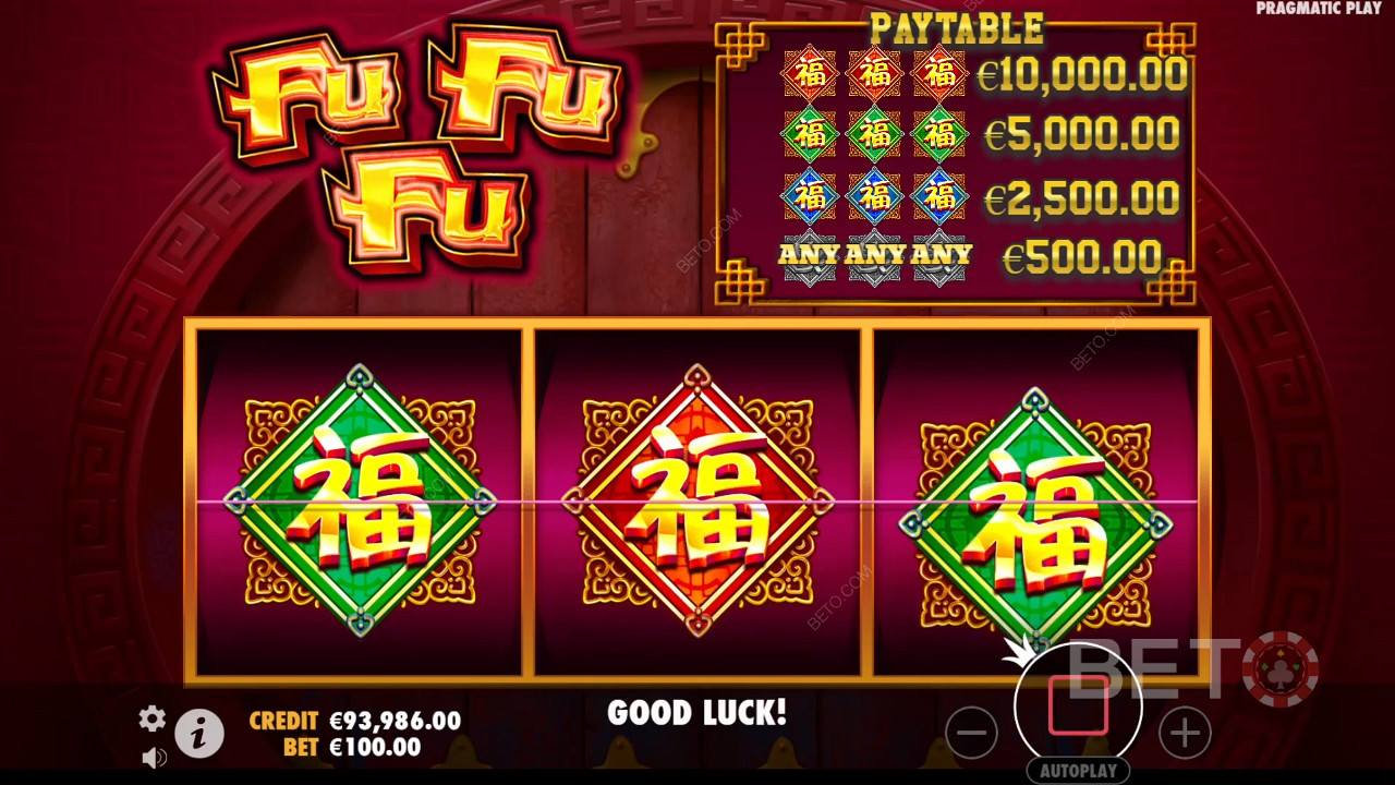Score 100x Your Wager on the Fu Fu Fu Pokie!