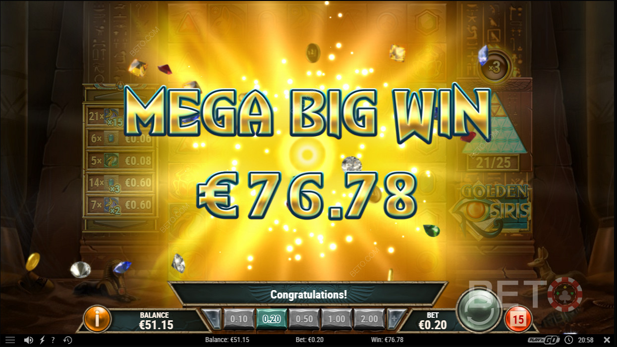 Scoring a Massive Payout in Golden Osiris