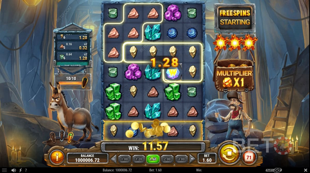 Heaps of Clusters in Miner Donkey Trouble