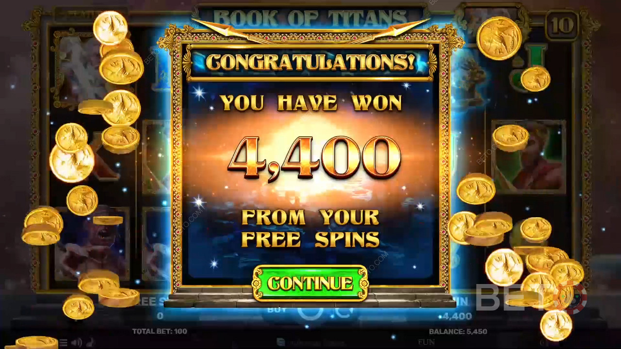 Score 1000 Times Your Wager on Book of Titans Pokie!
