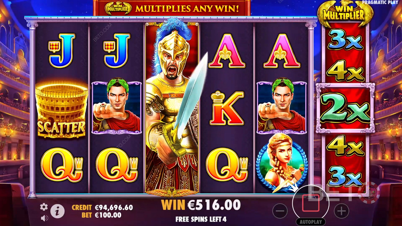 Wild Gladiators Review by BETO Pokies