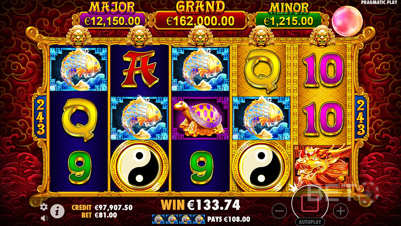 Kiwi Take on 5 Lions Gold Pokie