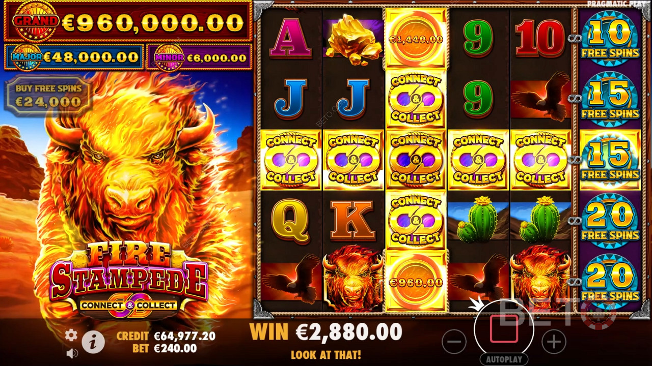 Fire Stampede Review by BETO Pokies