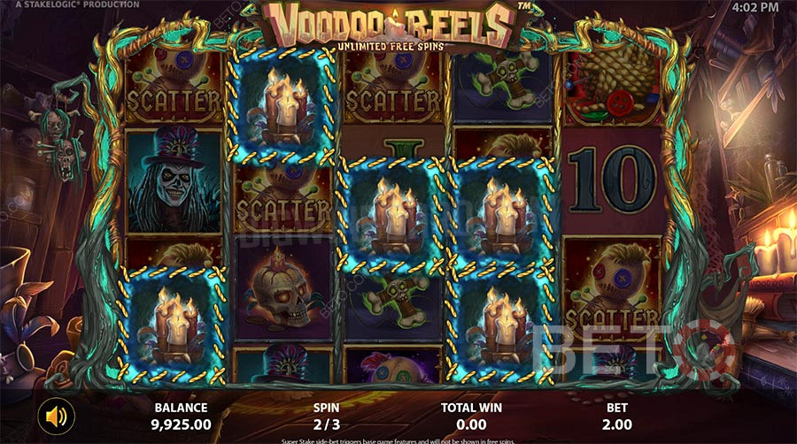 Voodoo Reels from Stakelogic offers Kiwis a cracker theme and heaps of game features