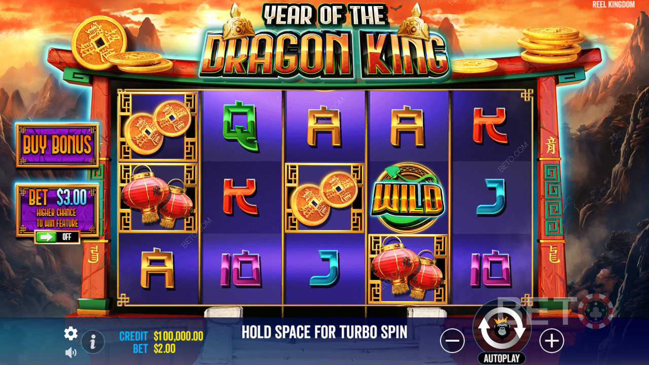 Bonus Features Unpacked in Year of the Dragon King by Reel Kingdom