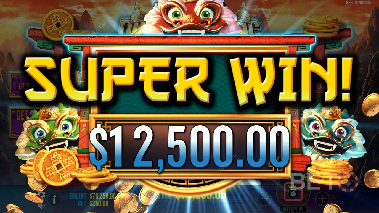 Score 5,000x your wager in Year of the Dragon King Pokie!