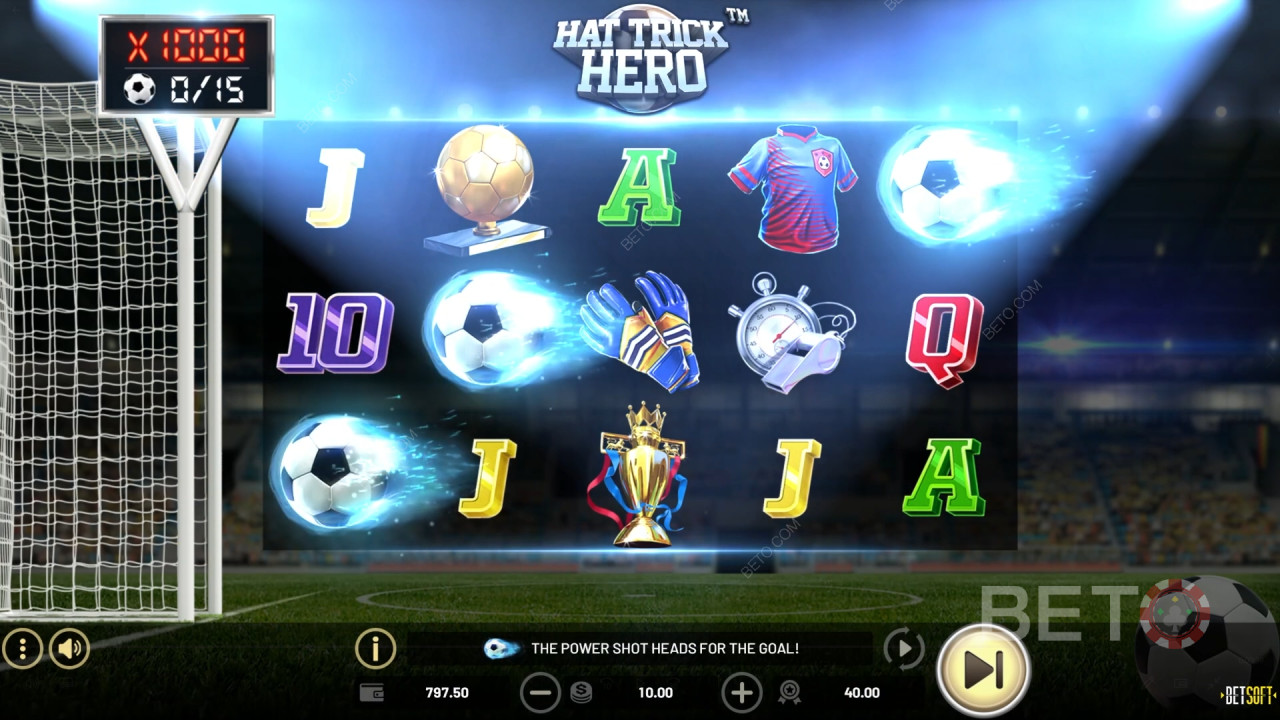 Hat Trick Hero Review by BETO Pokies