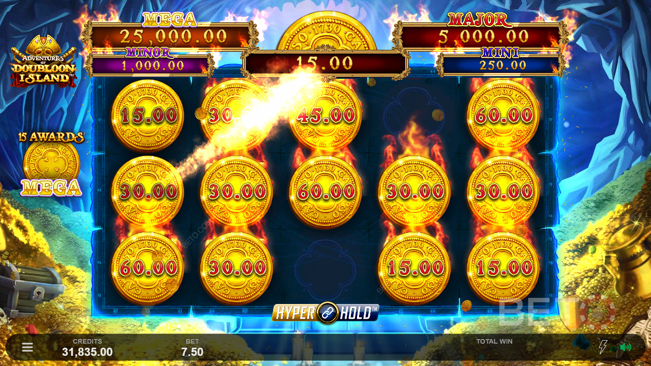 Scoring a Massive Payout in Adventures Of Doubloon Island