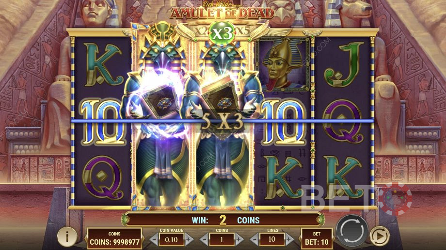 Double Thoth Wilds Expand in Rich Wilde