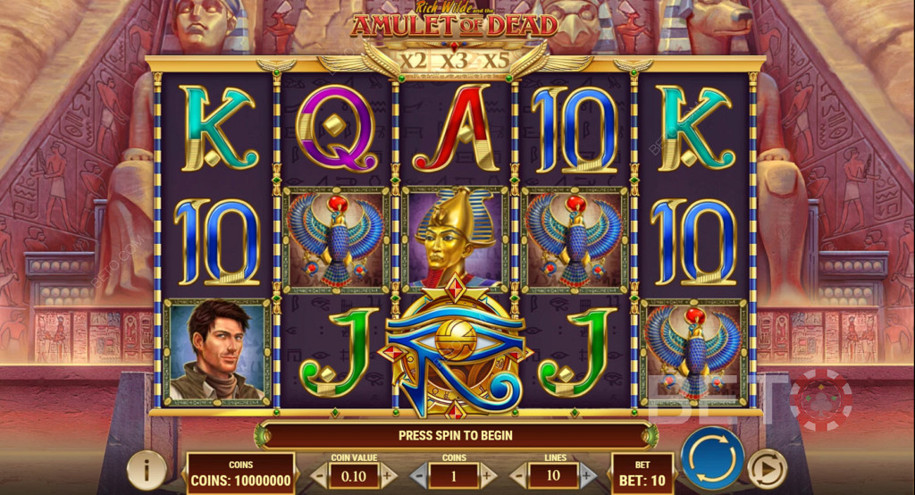 Rich Wilde and the Amulet of Death: Kiwi Pokie