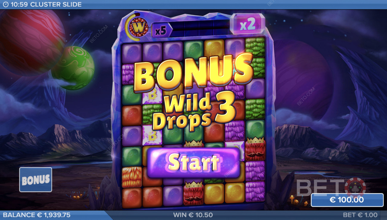 Free Spins or Bonus Turns in Cluster Slide
