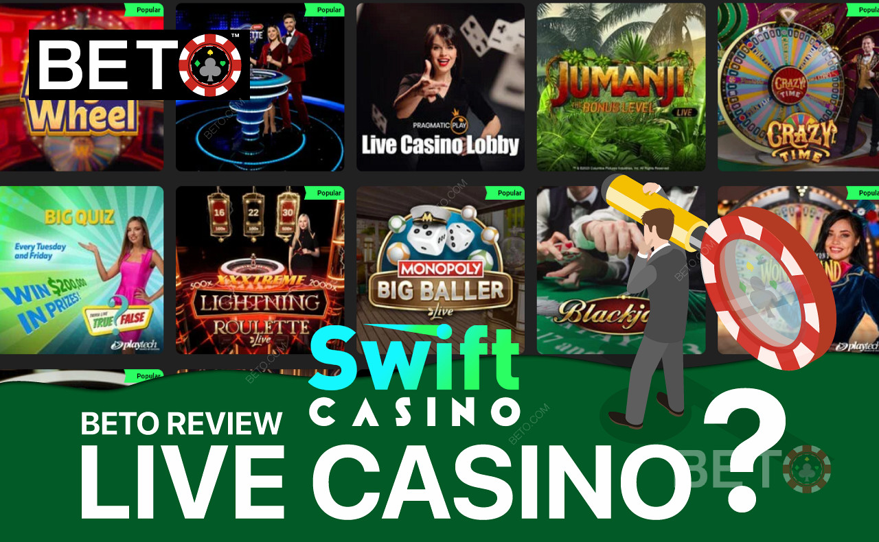 Swift Casino brings live casino action to Kiwi players