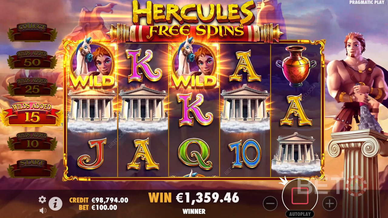 Hercules and Pegasus: BETO Pokies