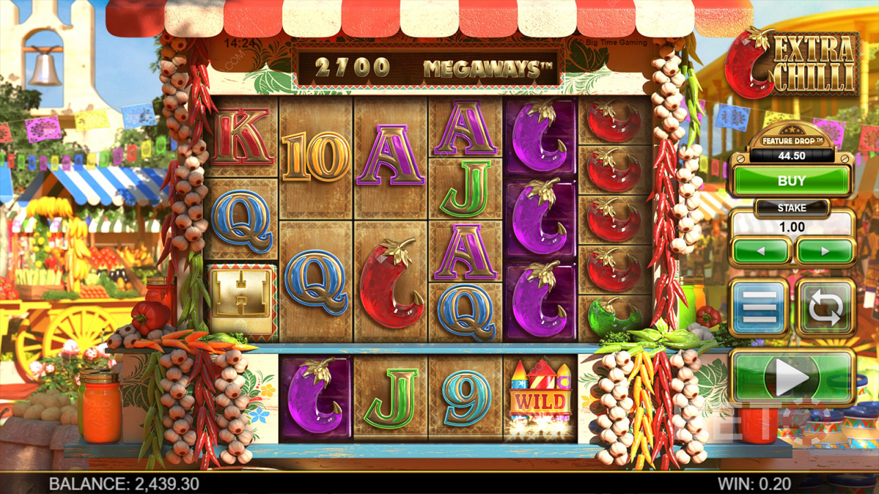 Extra Spicy Pokie Machine