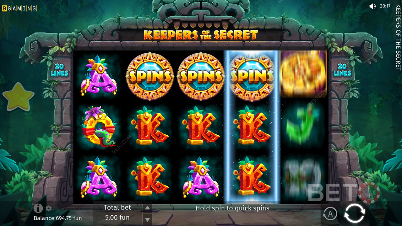 Keepers of the Secret Review by BETO Pokies