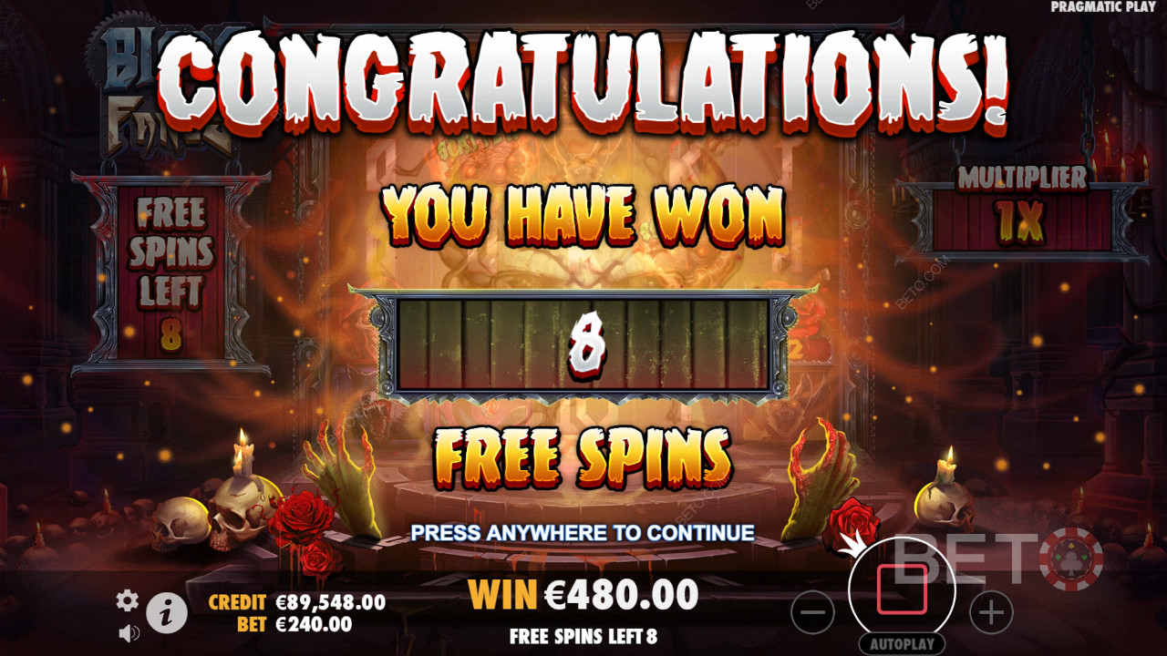 Score 5,000x Your Wager in the Blade & Fangs Pokie Game!