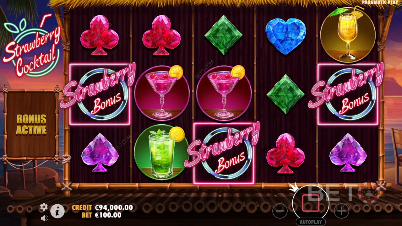 Strawberry Cocktail Review by BETO Pokies